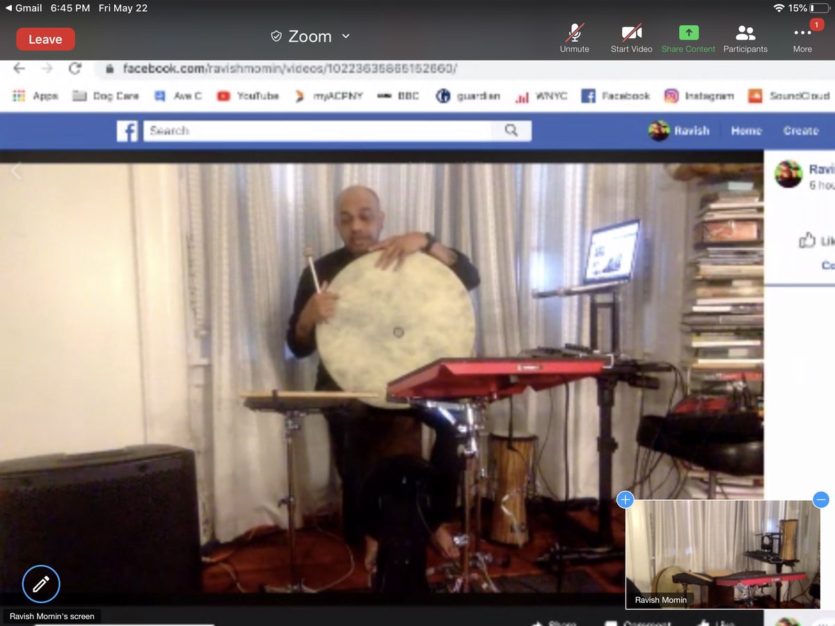 WaawPoisson's tweet photo. @ravishmomin #percussionist and student motivator, music to my ear #friday swing #family engagement @BrooklynArtsHS https://t.co/elToWpUsZA