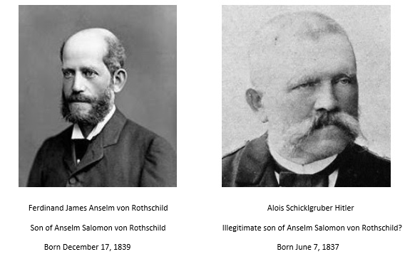 Anselm had 3 legitimate sons with wife Charlotte; Nathaniel (Puggy), Ferdinand, and Albert.Puggy and Ferdinand each had a strong resemblance to Alois.