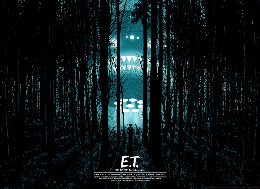 blackdieseluk's tweet image. #ComfortMoviesToSelfQuarantineTo No. 29: 'E.T. the Extra-Terrestrial' (Steven Spielberg, 1982) (Art by Dan McCarthy).
