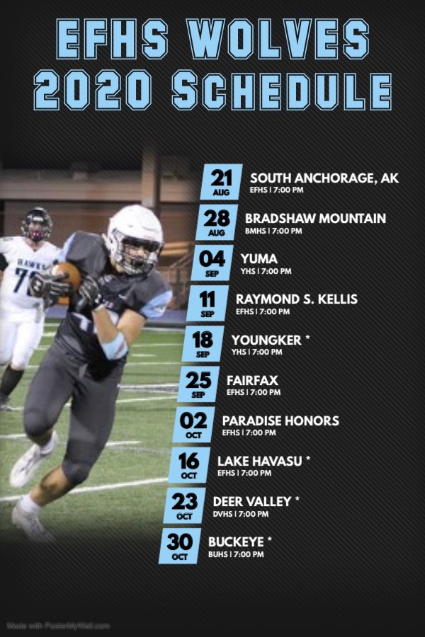 efhs_wolves_fb's tweet photo. As with everything else in 2020, this is subject to change... but looking forward to some great competition! #WeGetTo #PackMentality @EFHSAthletics @efhswolves https://t.co/wa4ZB6RsBW