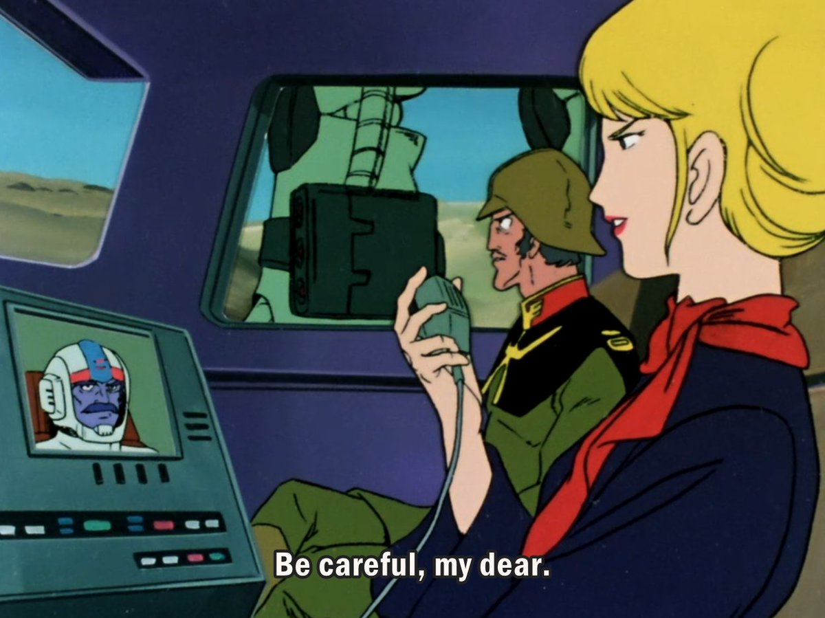 just wana take a second to emphasise that I LOVE how much of a Wife Guy Ramba Ral is Wife Guy and also "Friendly but Canny Dad" - The Dynamics between him and Amuro are *cheffs kiss* excellent