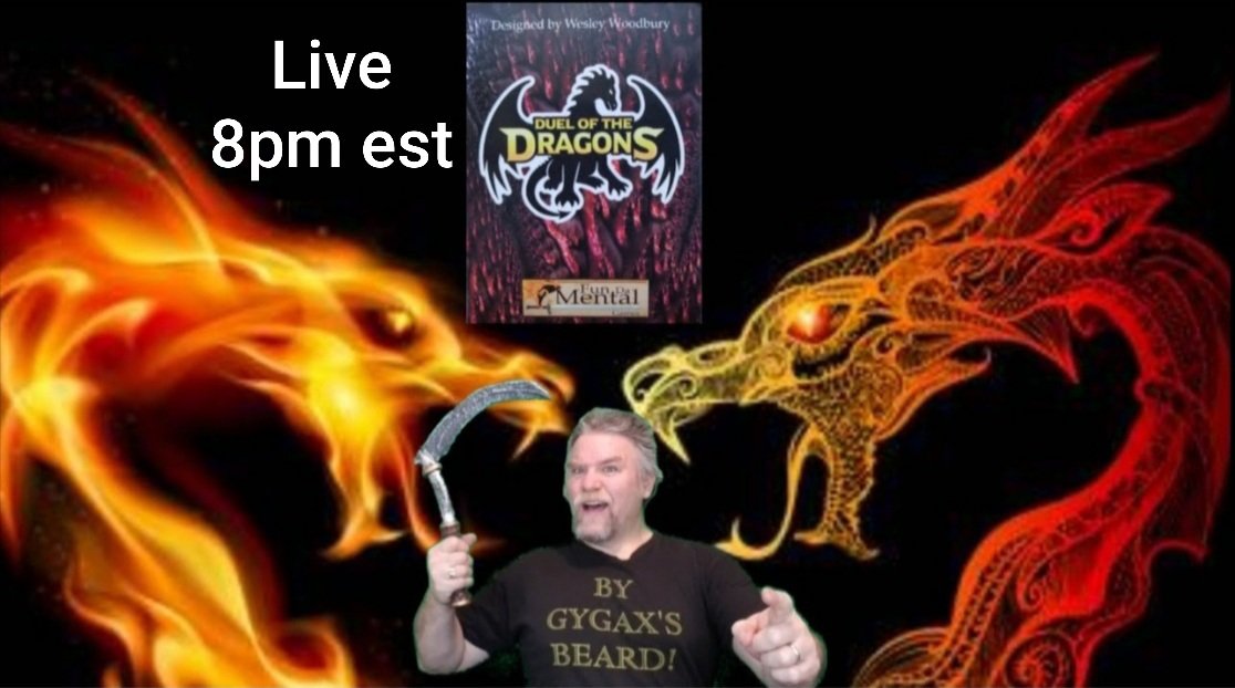 BIGJohnnyG's tweet photo. Tonight!
@WesleyWoodbury
#FunDaMentalGames #DuelOfTheDragons #TwoGunPixie #2GP #LegendaryGaming #TabletopAdventure #Fantasy #CardGame #SoloPlay #1Player
#Dragons #LegendsOfNovus https://t.co/7hC68adqxQ