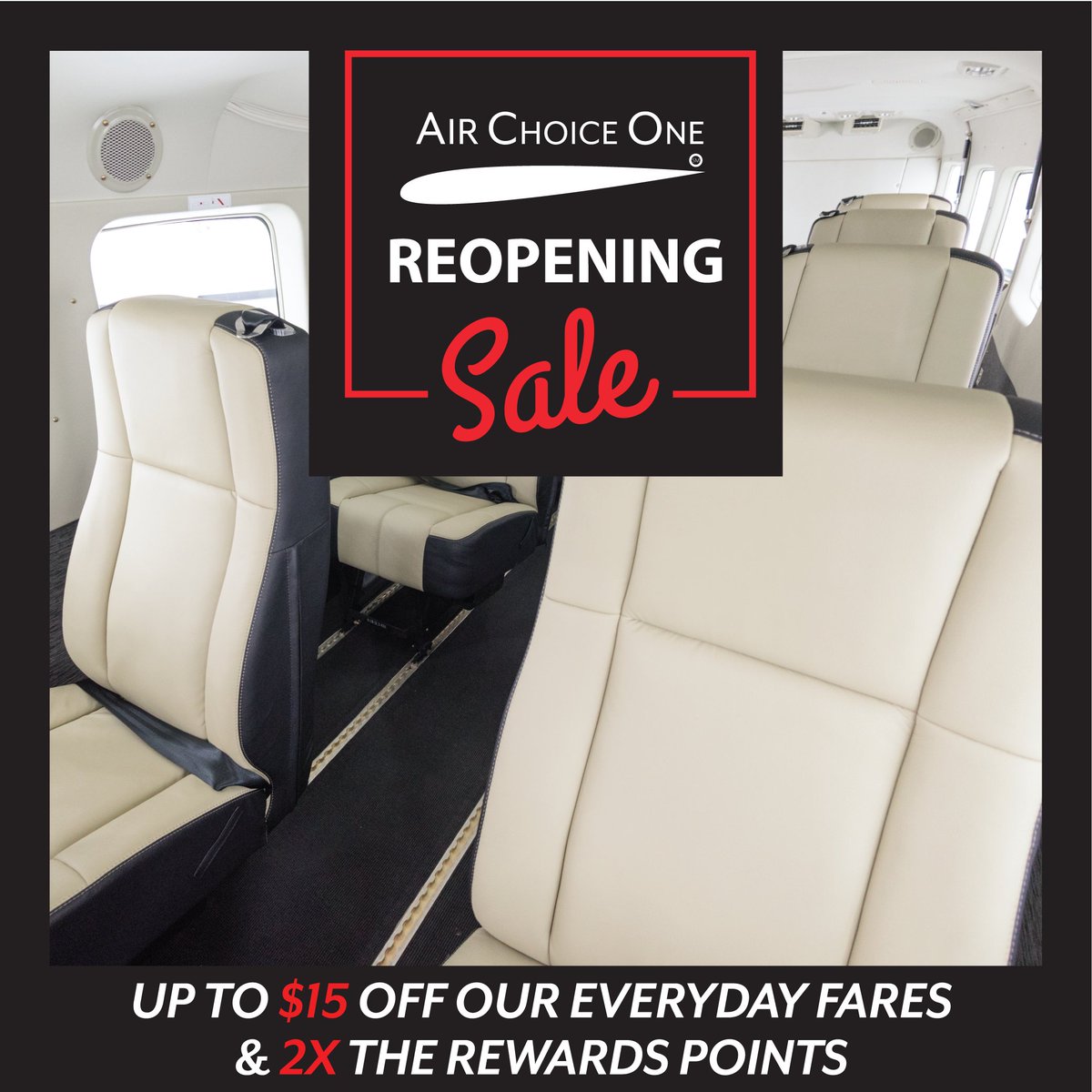 Have you signed up for our rewards program Choice Plus? If you haven't now is the time. Choice Plus members accrue 2X the points on any fare for a limited time only! 

#ChoicePlus #Rewards #FlightRewards #TravelSale #AirlineSale #AirChoiceOne #ACO

👉 airchoiceone.com/rewards