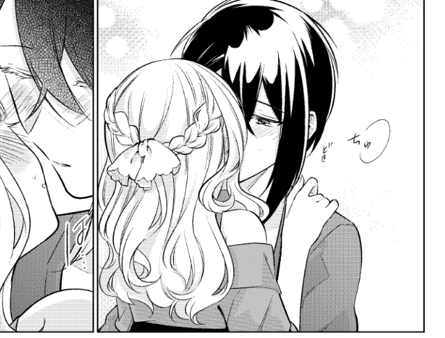 キスの日だって!!!!!!!!!!!!!!!!!!!!!!!!!!!!!以前同人誌で描きまくった百合キス再掲しときますね!!!!!!!!!!!!!!!!!!ドン!!!!!!!!!全編読みたい人は電子版とか買って読んでくれよな!!!!!!https://t.co/727U3NN7b7