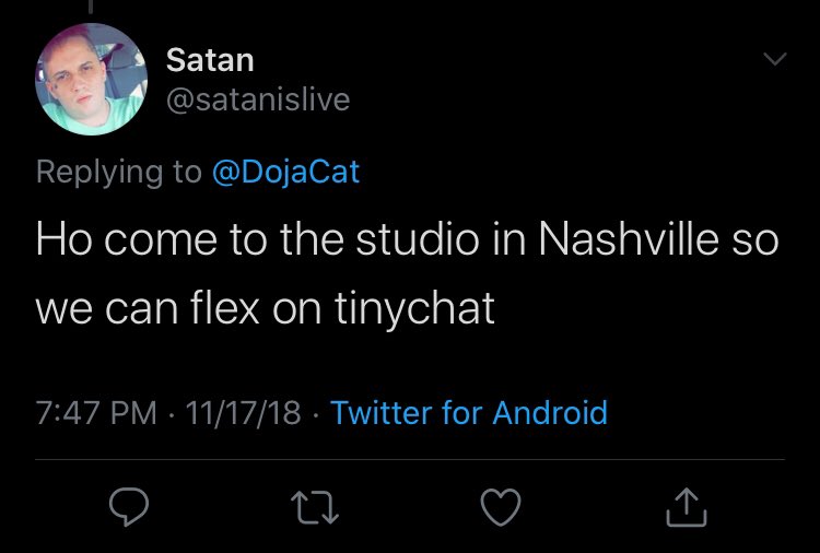 Although this isn't concrete evidence, before this drama blew up, there were posts as recent as April 2020 about Doja Cat still participating in these tinychats