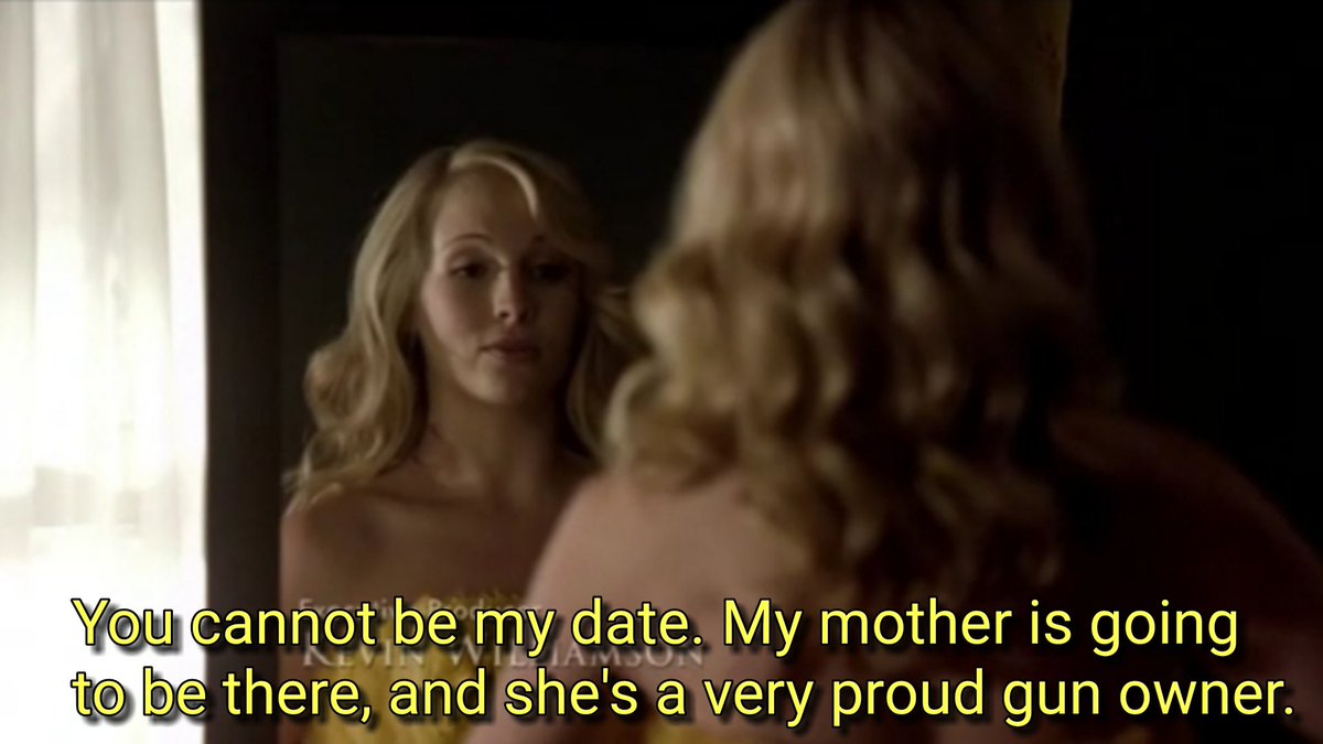 again, damon tells caroline to do something and she refuses. which means the compulsion doesn't work for everything, including having sex, it just works so she's not afraid of him