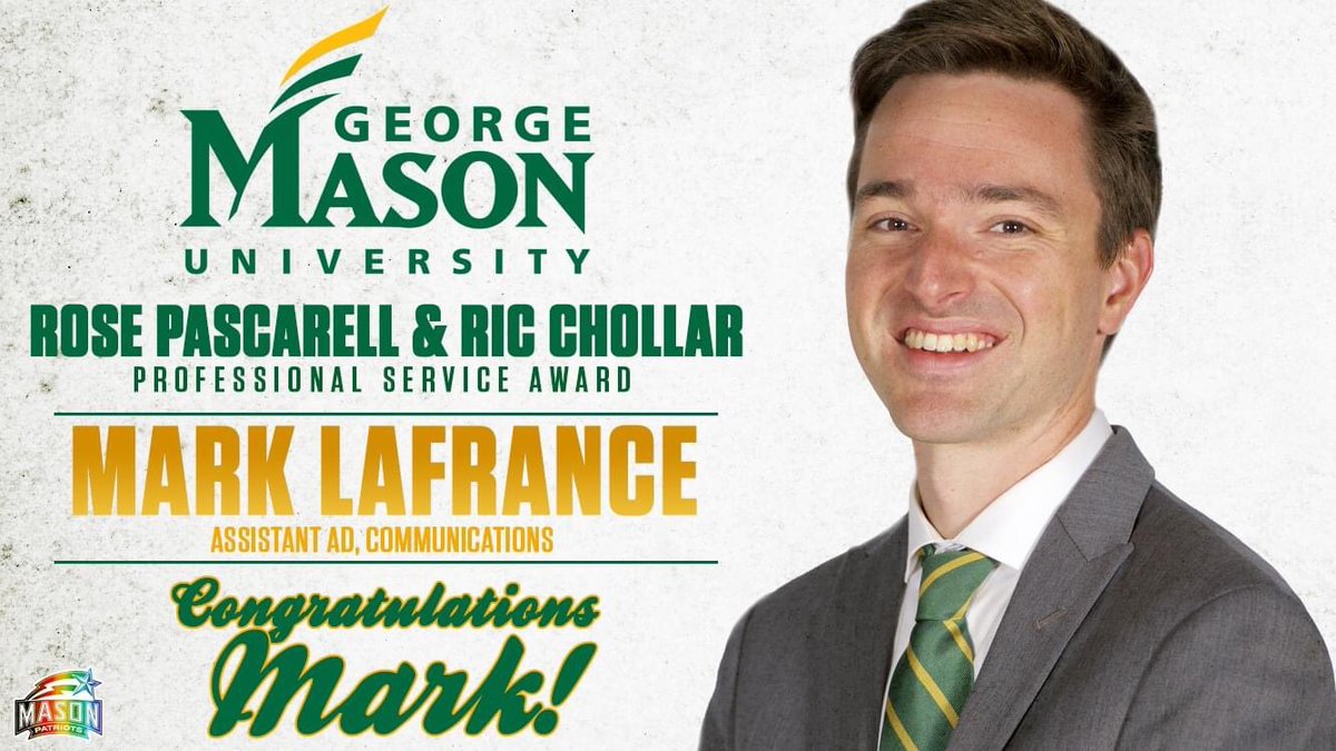 ByGeorgeGMU's tweet photo. We first earned credentials because Mason’s PR staff got annoyed we were DMing players. That SID had some sass and didn’t love us but left 4 years ago and in came Mark. Since he’s joined we’ve seen the media presence grow 4x. We appreciate everything he’s done for us 💯 #MarkMVP https://t.co/meuvnSijRO