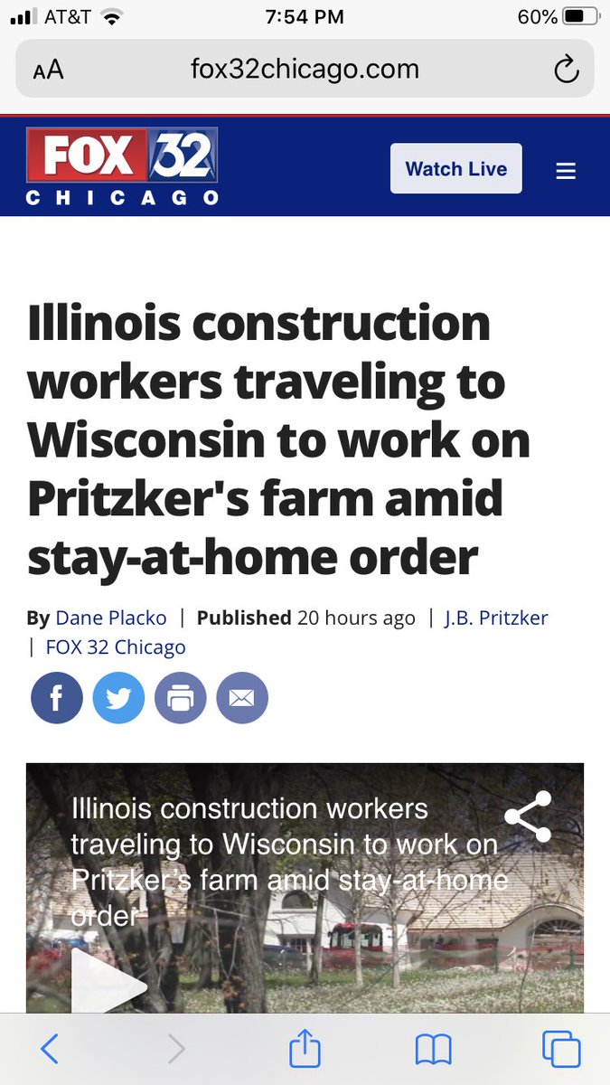 Can Le Governor de Sperm Luckee (I made it French for tone!) really be this dumb? Apparently so. Also, I have to ask: is that a toupee or is he just happy to see you?  https://www.fox32chicago.com/news/illinois-construction-workers-traveling-to-wisconsin-to-work-on-pritzkers-farm-amid-stay-at-home-order