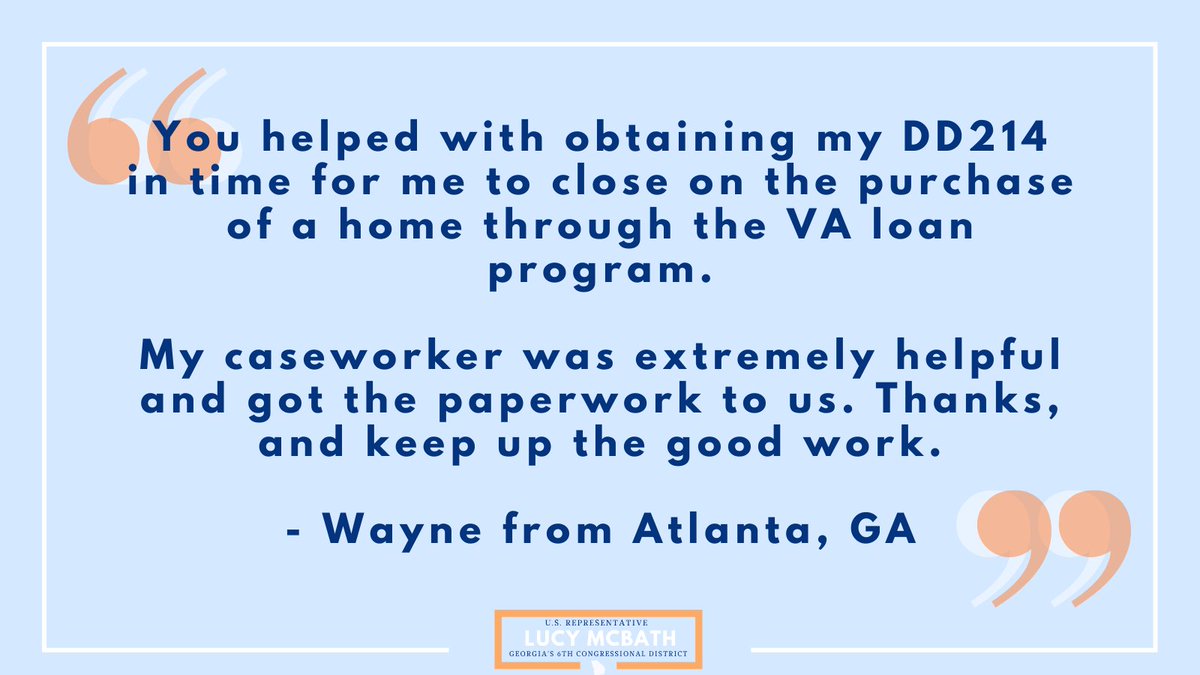 After experiencing significant delays when attempting to obtain military service records, Wayne contacted my office. Thank you for your service, Wayne.