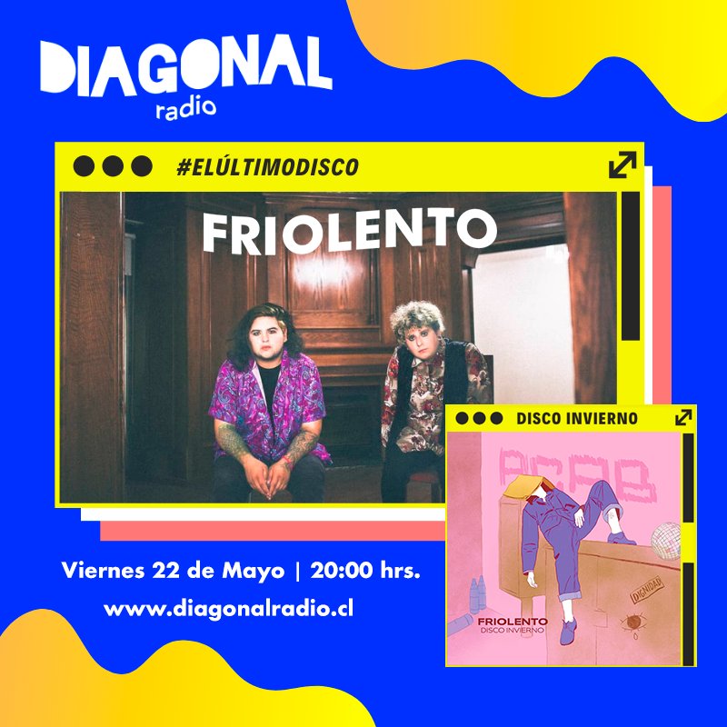 Ahora estamos escuchando "Disco Invierno" de #FrioLento en #ElÚltimoDisco diagonalradio.cl
