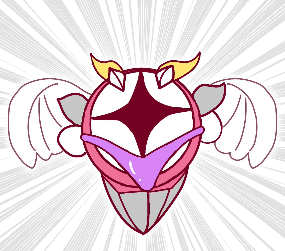 ギャラクティックナイトブーメランパンツ部 わさびレンコンのイラスト