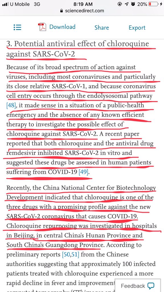 5. as one of three drugs with a promising profile against the new SARS-CoV-2 coronavirus that causes COVID-19.  https://www.sciencedirect.com/science/article/pii/S0924857920300881 n  https://www.thelancet.com/pdfs/journals/laninf/PIIS1473-3099(20)30296-6.pdf