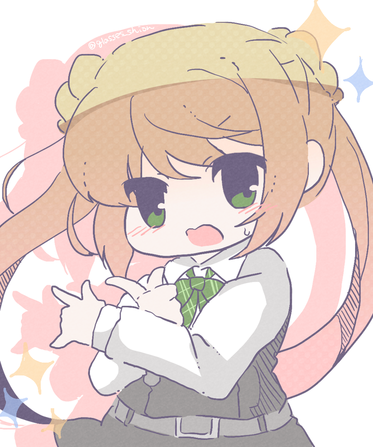 満潮(艦隊これくしょん) 「月に変わってお『しお』きよ(みち"しお"だけに)(激ウマギャグ) 」|こざかな詩穏🐟のイラスト
