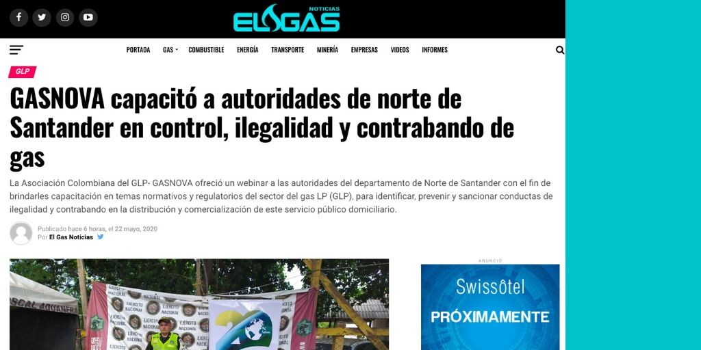 GasnovaCo's tweet photo. #SomosNoticia en #Perú 🇵🇪 #GASNOVA capacitó a autoridades de #NorteDeSantander @PoliciaAduanera @PoliciaNteSder en control, ilegalidad y contrabando de #GasLP. Vía @elgasnoticias 👉https://t.co/tvEtEhhuat https://t.co/R43viJ5Qg7