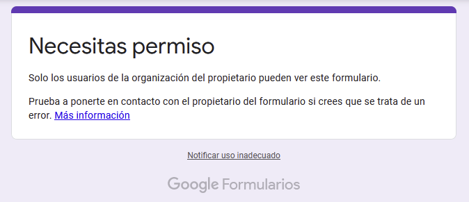juloga1995's tweet photo. @ponte_19 Hola equipo de @ponte_19, no es posible contestar el formulario que mandaron de PLV ya que dice que se necesitan permisos. ¿Qué procede? Gracias! https://t.co/A4ghsO1pG6