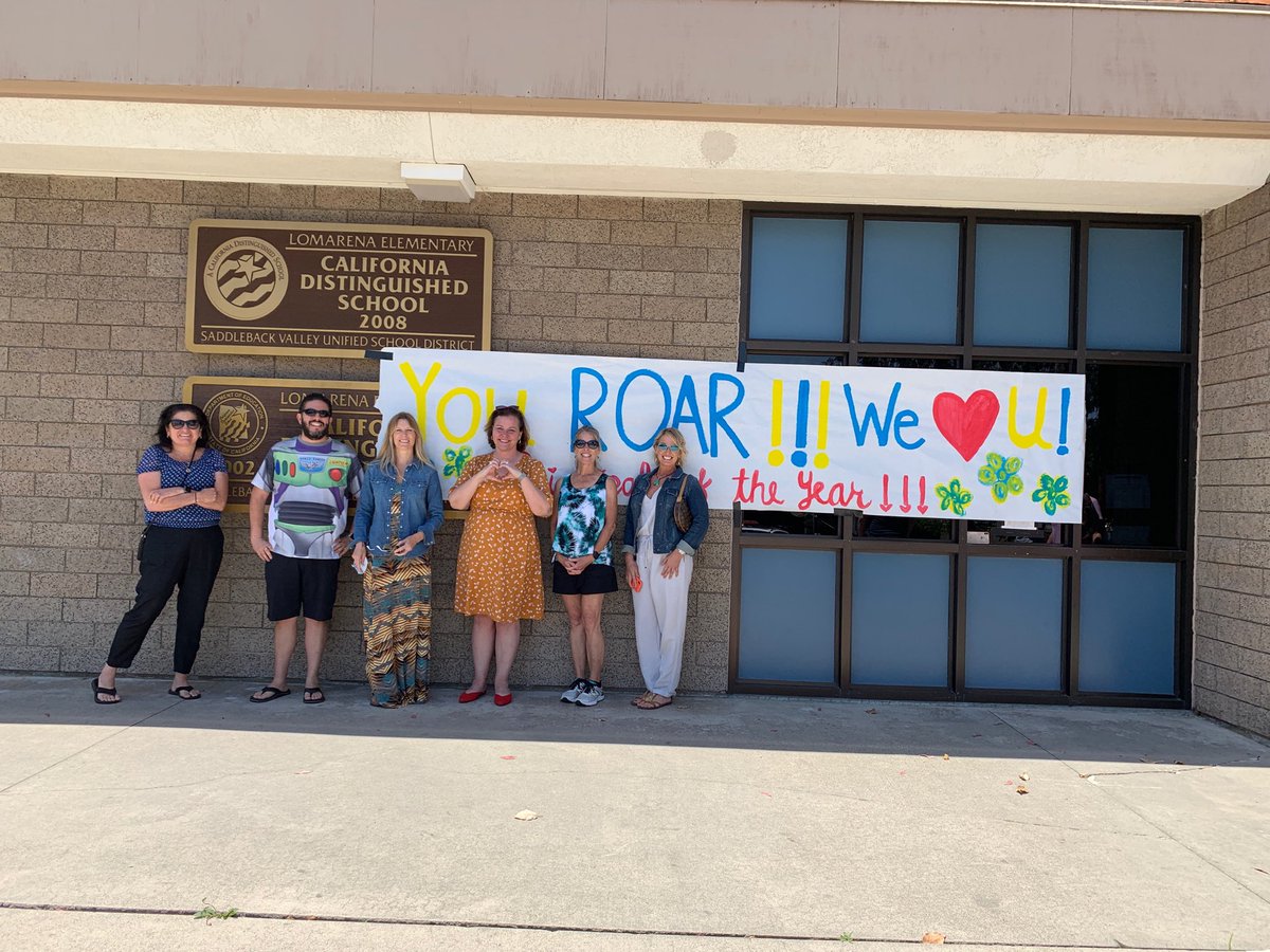 Celebrated our ⁦<a href="/SVUSDSchools/">Saddleback Valley USD</a>⁩ Principal of the Year today ⁦<a href="/lomarenapride/">lomarenapride</a>⁩ #DrMontgomery #DrMontgomeryRocks #DrMontgomeryRoars #SVUSDShines