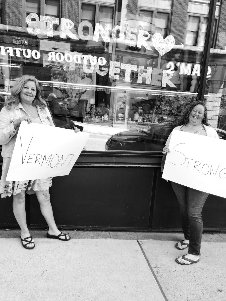 We are certainly Vermont strong! We are open limited hours and we are so looking fir ward to seeing our customers again!!