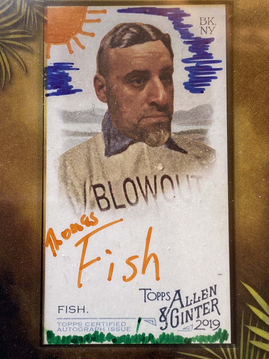 rg2online1's tweet photo. 2019 Allen &amp; Ginter Thomas Fish Autograph MA-TF
Only 10 he sketched on.  Looking 2 sell this card. DM me if interested. 
https://t.co/dMdrCX9Y9l

@BadLuckBreaks
@BaseballCardsSD
@sportscards
@jkssportscards
@sportscards
@baseballcards
#baseballcards #autographs #thomasfish #topps https://t.co/KDYDV8cvPn