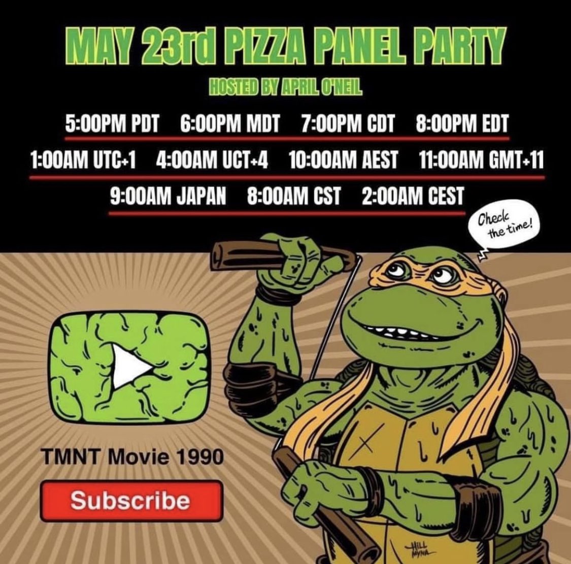 Here’s one for fans of the original #teenagemutantninjaturtles movie 🎥 
Tomorrow morning at 10am AEST, the original #apriloneil #judithhoag is hosting a #pizzapanelparty featuring the original cast members 🍕 
This one is going to be a lot of fun, don’t miss it!!
#greywolf #tmnt