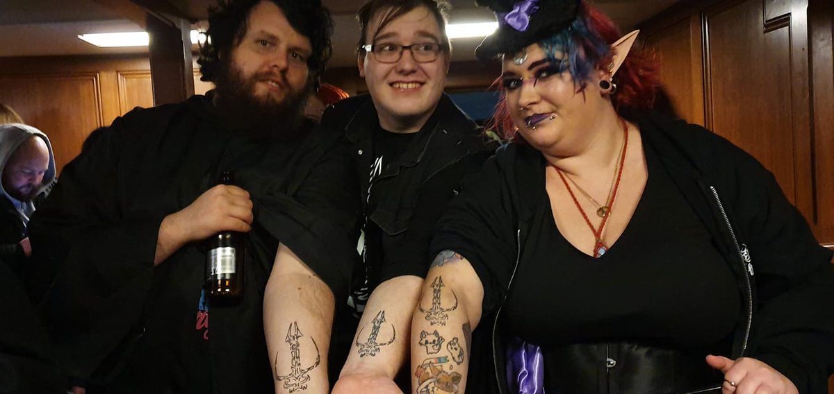 HNMetal's tweet photo. Fresh Obelisk ink. 

#hybridnightmares #theobelisk https://t.co/hagG9FhsiT