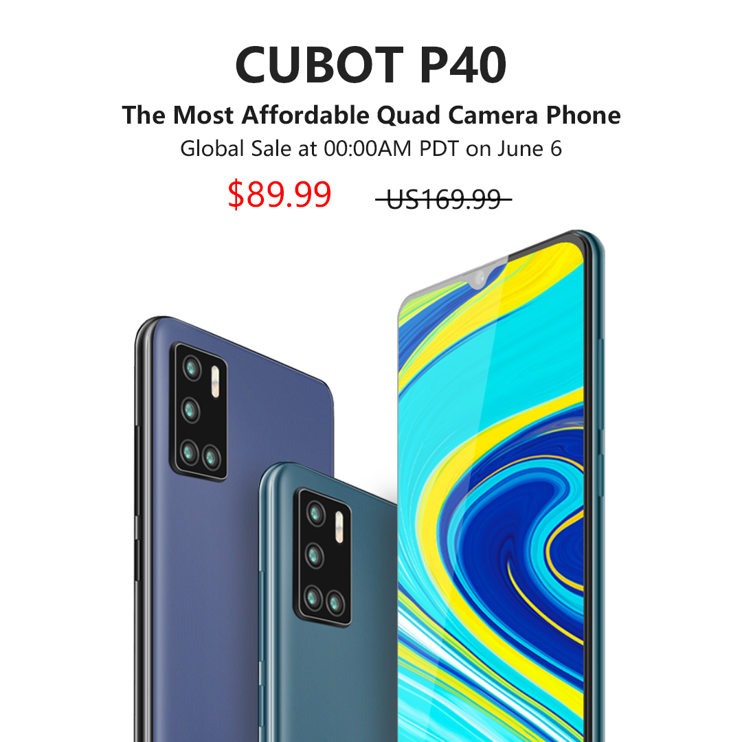 Cubotphone's tweet photo. Shoot Better Photos With 20MP AI Selfie Camera #Cubot #P40
✅Add to cart to be notified👉 https://t.co/0IU0ca5IzI
✅Join our 10 winners #GIVEAWAY now https://t.co/VCffKVkxIF
✅ Global Sale on June 6 #AliExpressCubotOfficialStore
#CubotP40 #Giveaway #QuadCameraPhone #BudgetKing https://t.co/7z0pVznOO6