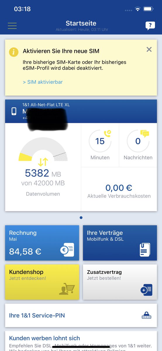 1 1 Service Am Besten Schreiben Sie Mir Eine Dm Mit Der Vertragsnummer Und Dann Werfe Ich Mal Einen Blick Auf Die Gesamtsituation Kp