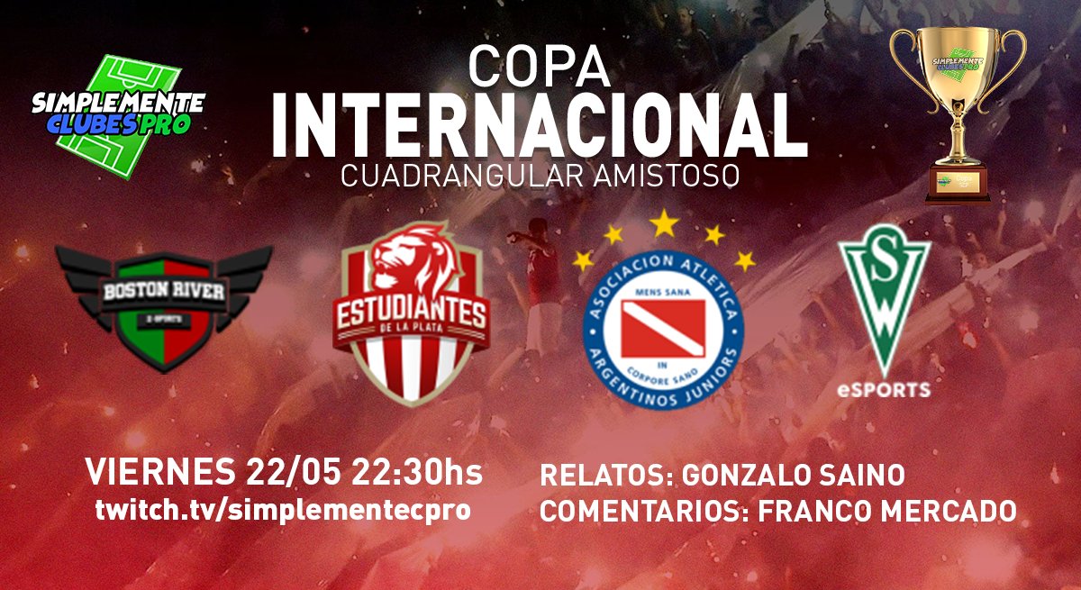 SimplementeCPro's tweet photo. #CopaSCPInternacional

ESTAMOS EN VIVO!!

⭐️ @eSportsAAAJ 
⭐️ @EdelpEsports 
⭐️ @BostonReSports 
⭐️ @SWeSportsLA 
⭐️ @Gonsabato 
⭐️ @MoroMercado 

https://t.co/OGQC3nWGAA
https://t.co/OGQC3nWGAA
https://t.co/OGQC3nWGAA https://t.co/oAbybJBuGK