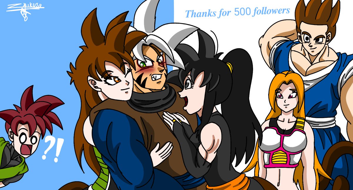 Majin Son Bra (Dragon Ball Multiverse) by Zaikusu Dragon ball, Anime dragon ball super, Dragon ball z