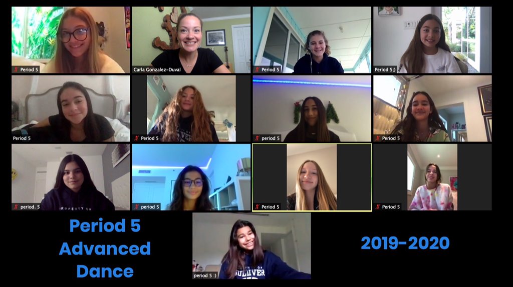What a tough way to say goodbye to our Ss this year.   🥺But I treasure the opportunity to see their sweet faces on zoom. We still got our final class picture of the year even if it wasn’t the way we had planned. #gslearning #dancefamily #gulliverpride