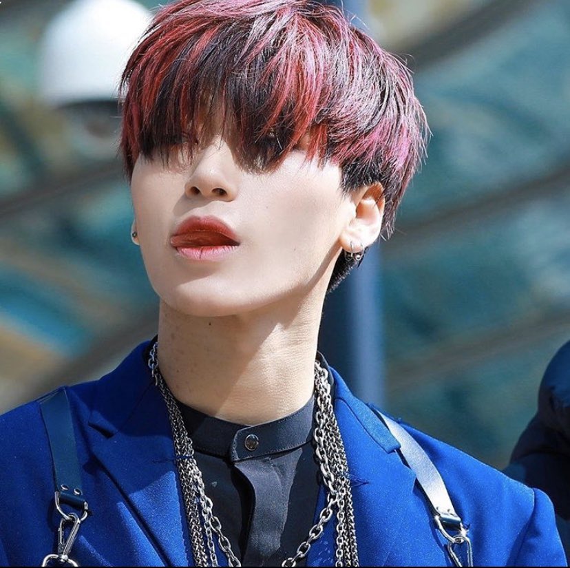 san sticking his tongue out, a very dangerous thread  #ATEEZ    #SAN  #산  #CHOISAN