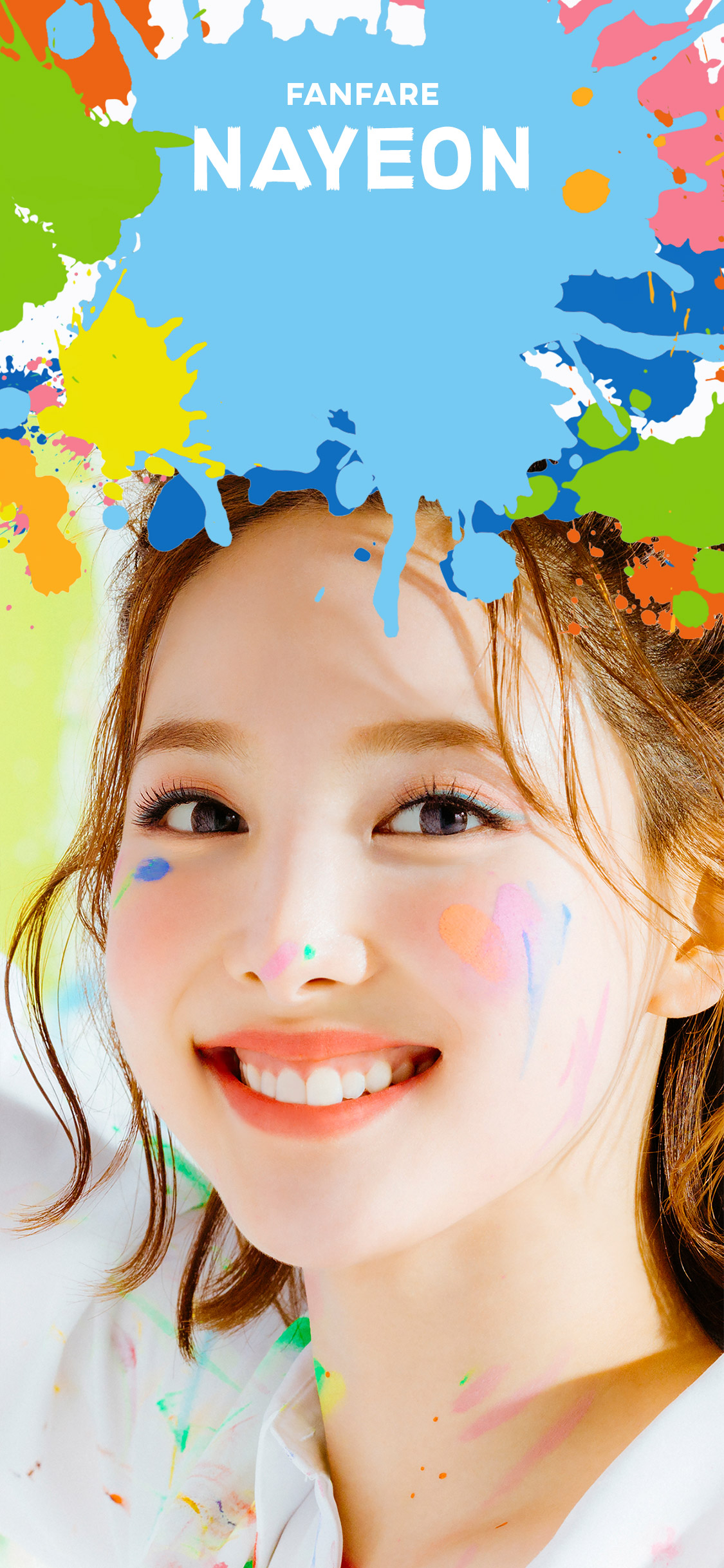 スイモモ Twice Fanfare ファンファーレ スマホ壁紙配布 試しにモモちゃんバージョン ご利用前に Iphonex用のサイズで作ってます フォロー Rtいただけると嬉しいです リプで多いメンバー明日作ります リプに画像ぶら下げます Twice