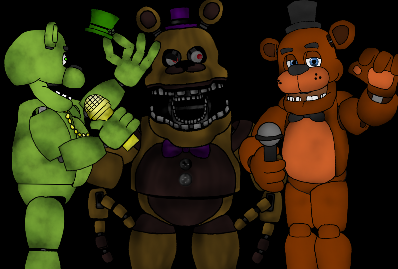 Fredbear on Twitter: "[DC2/FNaF] yeh more art enjoy #FNAFAR #dc2 #Fredbear  #ShamrockFreddy #Freddy https://t.co/ATuARiUJU3" / Twitter
