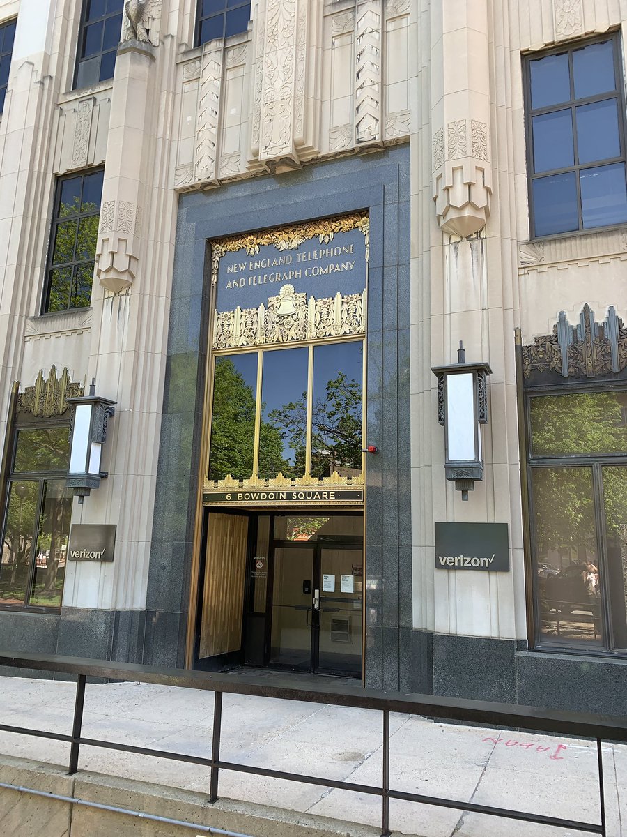 TheIcelandGuy's tweet photo. Beautiful photo of Bell system #CO architecture in #boston. I’ll be taking more of this building this upcoming week. Timeless. #bowdoinCO #bellheads #telco #telcordia #belllabs #nynex #netel #wutel #att https://t.co/PyoqhhNjre