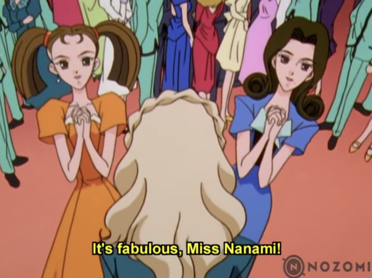 off to a good start with miss nanami getting the respect that she has ALWAYS deserved