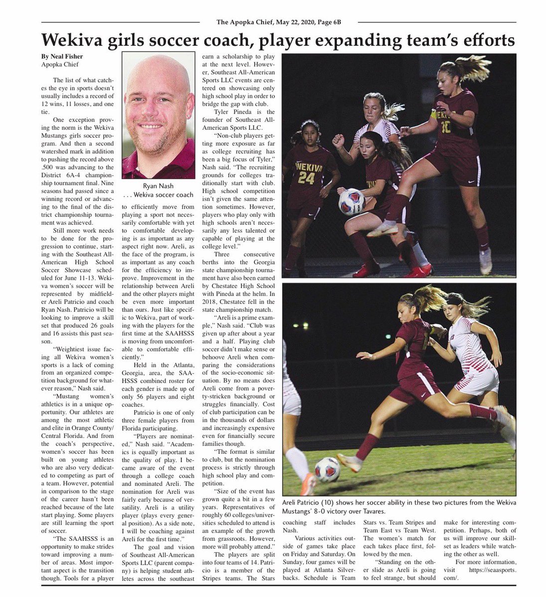 Opportunities that wouldn’t be possible without my teammates and coaches ♥️🤩‼️<a href="/WekivaGSoccer/">⚽️ Wekiva Girls Soccer ⚽️</a> @SEAllAmerican