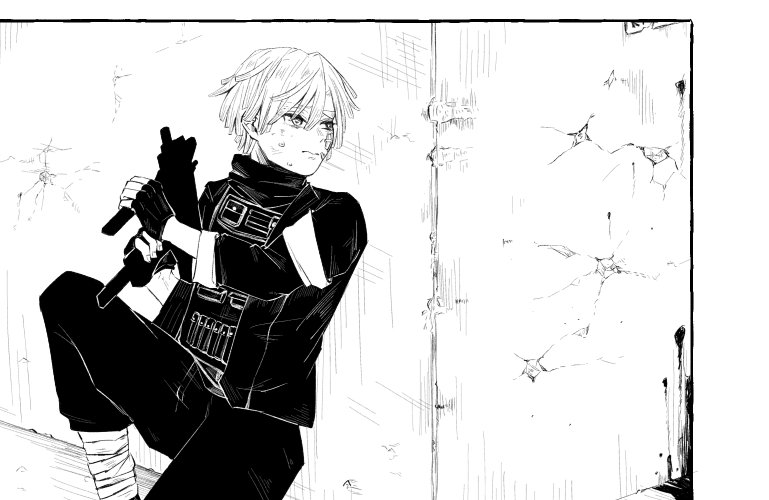 こうゆうの好きって言って下さる方がいて嬉しすぎて2p漫画描いてる(チョロ) 