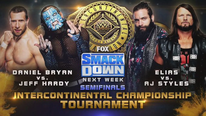 En el próximo Friday Night SmackDown se vienen las semis por el IC.