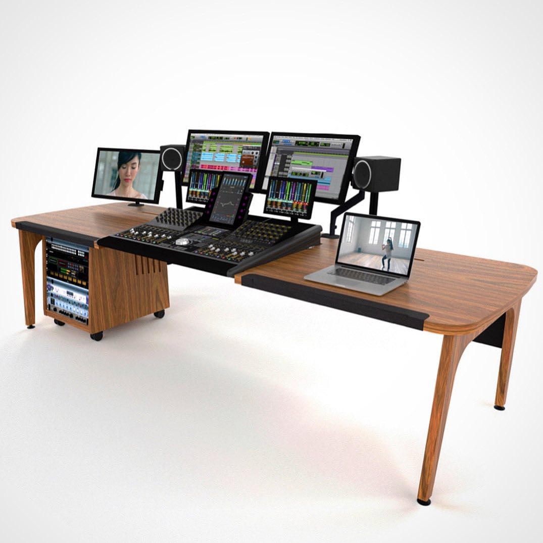 Avid's tweet image. 😎 Avid S4 Desk Design

📷 instagram.com/akadesignuk
▶️ avid.com/s4
⠀
#avids4 #desk #controlsurface #faderfriday #daw #protools #avid