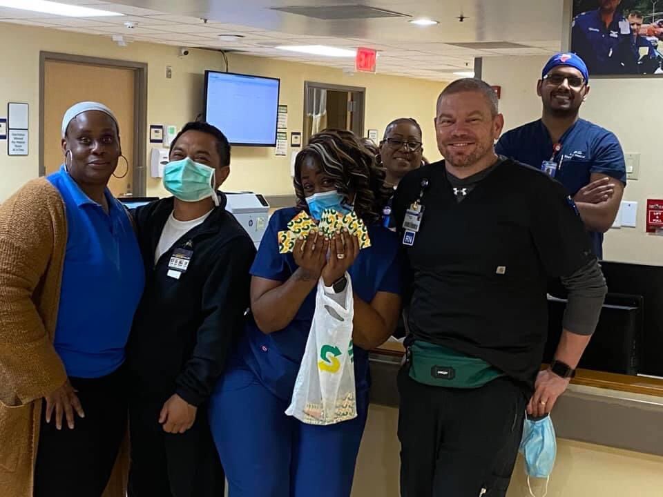 Through combined efforts of Division E &amp; The Public Integrity Unit of Dallas Co DA’s Office, 25 subway gift cards were delivered to emergency room staff at Crescent Medical Center which services the southern sector of Dallas Co.  #GiveTogetherNowDallas 
#StandTogetherFoundation