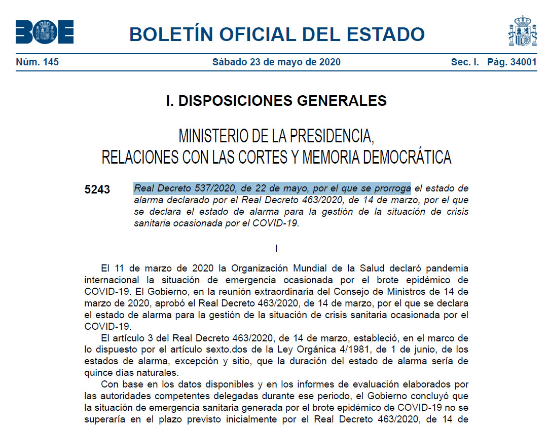 FEGAMP's tweet image. #coronavirus #coronavirusEspana #Covid_19 #COVID2019 #COVID19espana

‼️Nova prórroga do estado de alarma con indicacións sobre:

👉 PRAZOS ADMINISTRATIVOS, prescricións e caducidade

👉ACTIVIDADE ESCOLAR NON UNIVERSITARIA

ℹ️📌fegamp.gal/sites/default/…