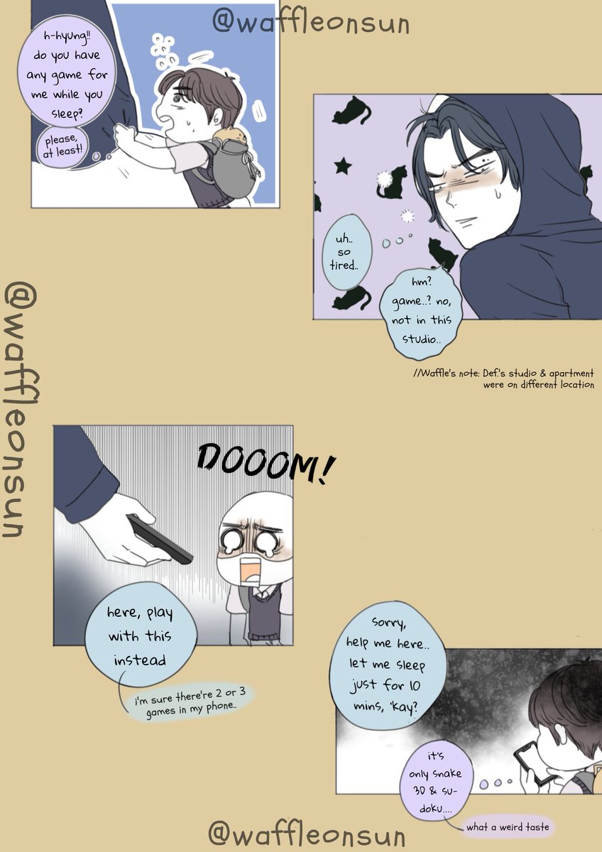 (jj fancomic: finding jinyoung)
Page 10, ʕಠɷಠʔ . . . those are pretty legendary games, beom.