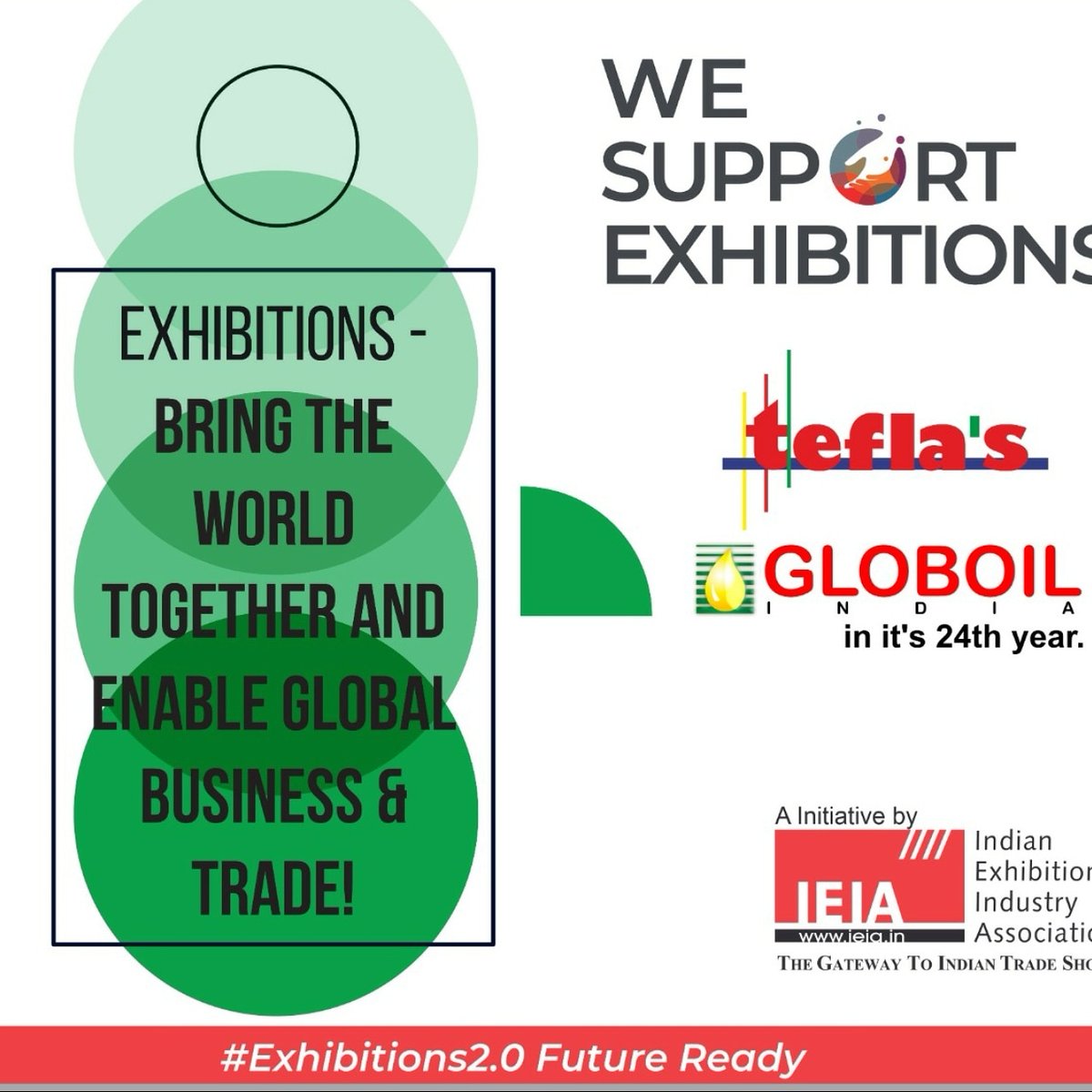 Exhibitions have the potential to act as fastest multipliers for the Indian economy for achieving the USD 5 trillion status !

<a href="/narendramodi/">Narendra Modi</a>
<a href="/PMOIndia/">PMO India</a>
<a href="/NITIAayog/">NITI Aayog</a> 
<a href="/CimGOI/">Minister of Commerce and Industry</a>
<a href="/nsitharaman/">Nirmala Sitharaman</a>

#WeSupportExhibitions #ExhibitionsBuildEconomies
#NarendraModi