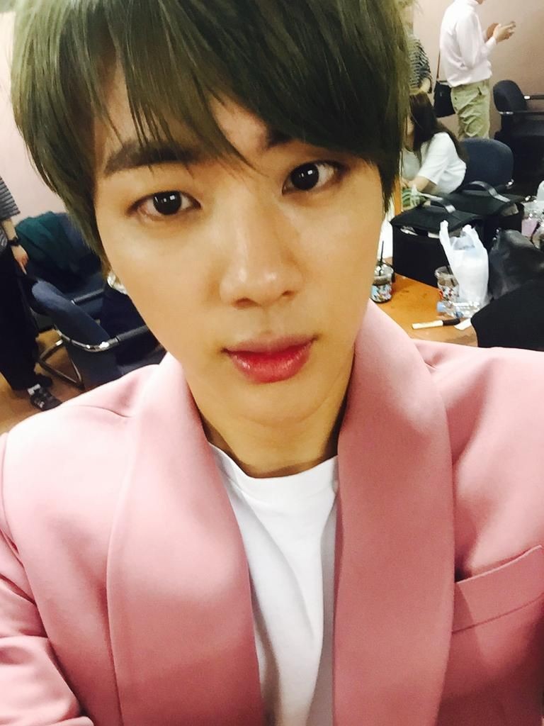 Seokjin in pink