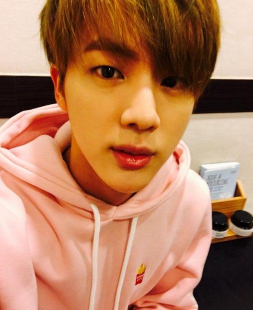 Jin in hoodies hits differently
