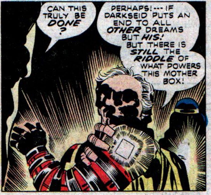 as we’ve seen, its not that Darkseid lacks power or is weak, far from it. He uses this approach because letting people demean and rob themselves of hope works. But Kirby is still fundamentally an optimist. The key to him is that it only works until the first time it doesn’t.