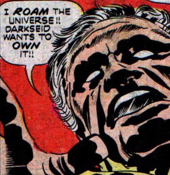 as we’ve seen, its not that Darkseid lacks power or is weak, far from it. He uses this approach because letting people demean and rob themselves of hope works. But Kirby is still fundamentally an optimist. The key to him is that it only works until the first time it doesn’t.