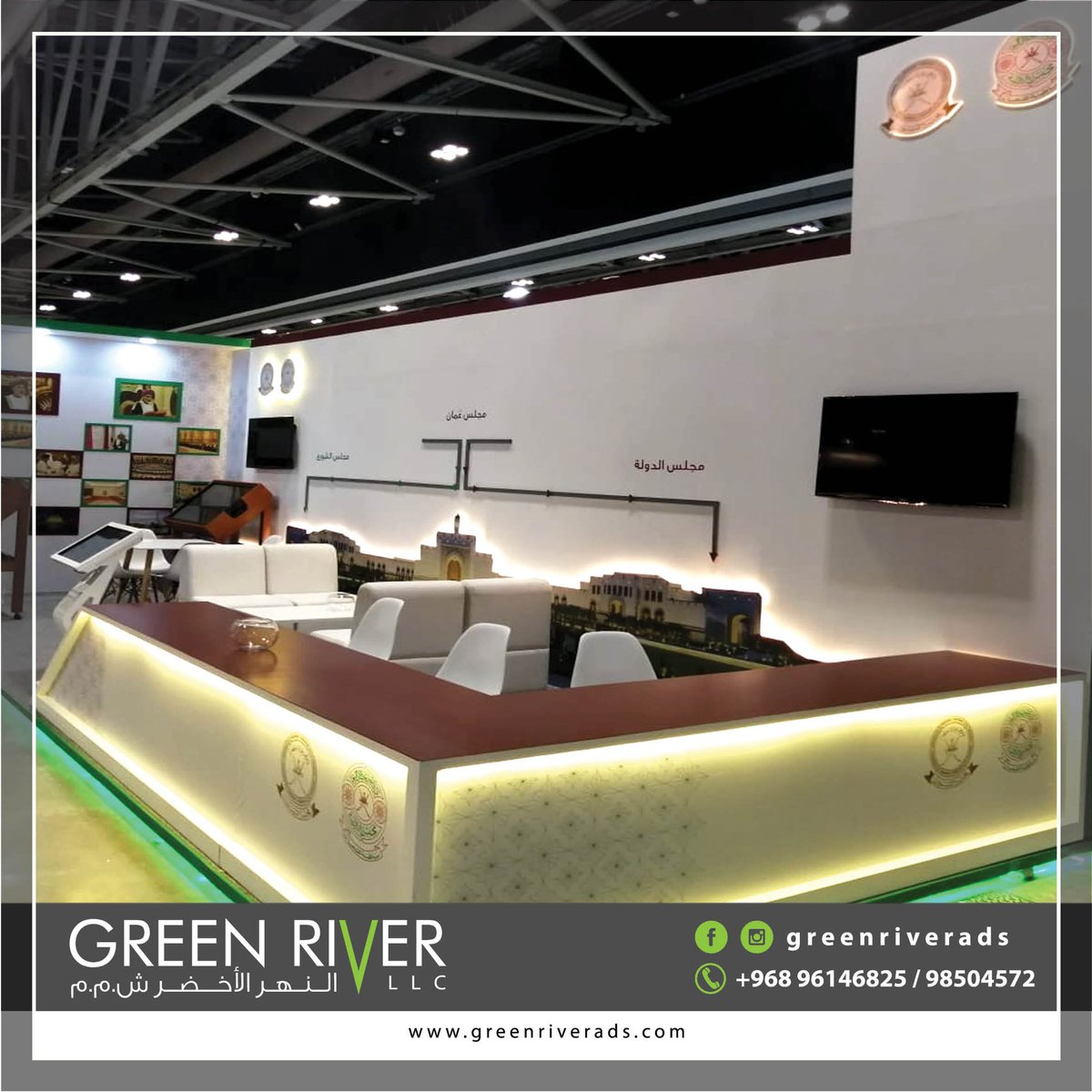 GreenriverAds's tweet photo. Give your Exhibition booth a unique touch from the masters #exhibitions #Advertising https://t.co/ls6GtiqyyJ