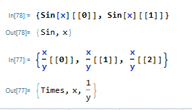 this means that you can actually apply the indexing operator (which is also sugar for Part  https://reference.wolfram.com/language/ref/Part.html) to *any* expression!