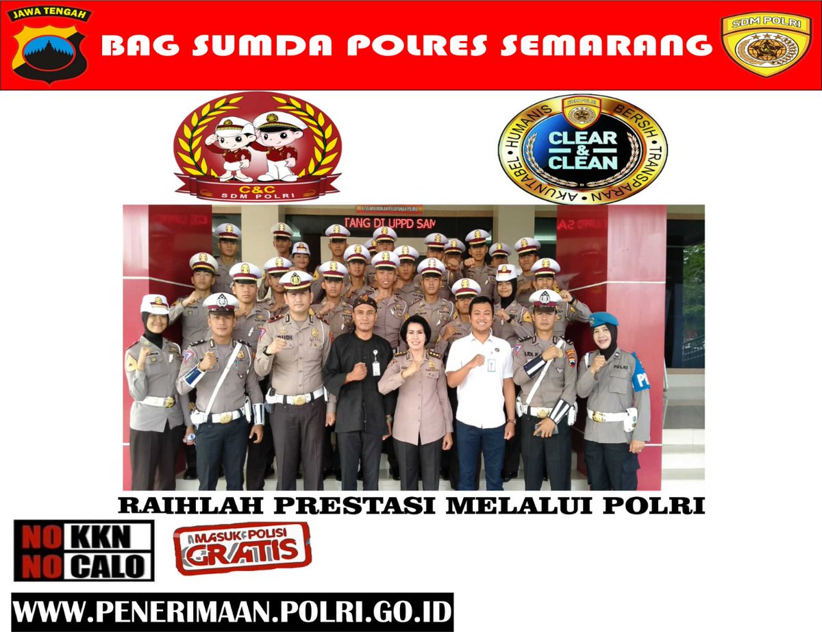 TeguhSpdi's tweet photo. #ssdm
#rekrutmenpolri2020
#Penerimaananggotapolri2020
#birosdmpoldajateng https://t.co/uGfLY01pXK