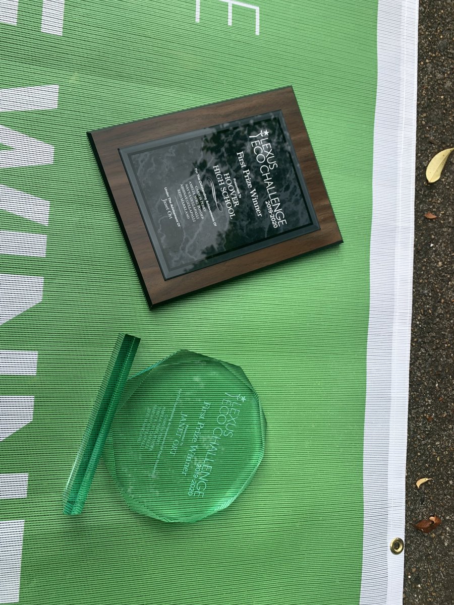 ortotter's tweet photo. #hhsSTEM #HooverPride #HCSStrong #BioBucs #LexusEcoChallenge ⁦@Jennifer_Hogan⁩ ⁦@HooverHighBucs⁩ We have hardware! Who can I share it with??? Gotta find all those team members. https://t.co/Kg2Lb1Lrfm
